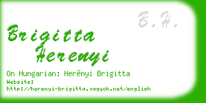 brigitta herenyi business card